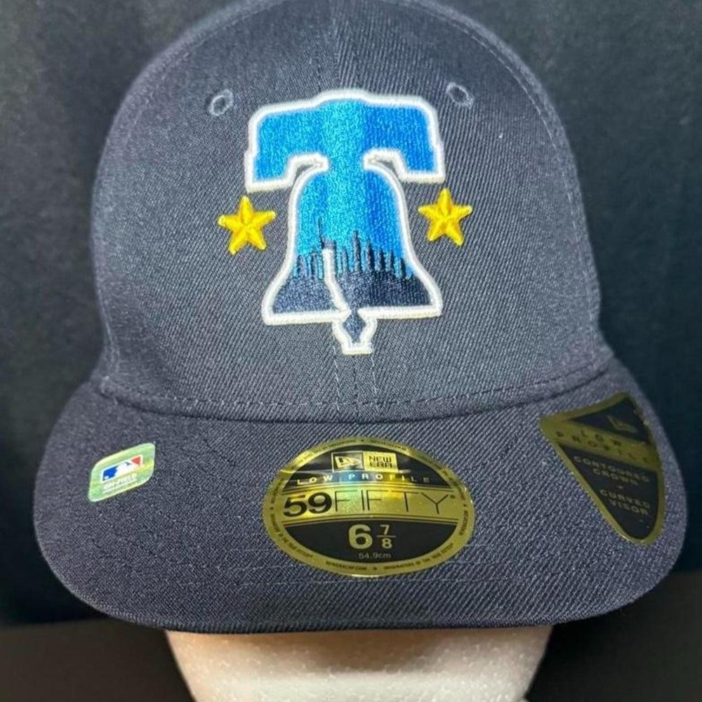 Men's Philadelphia Phillies New Era Navy 2024 City Connect 59FIFTY Fitted 6 7/8